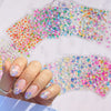 3D Nail Art Stickers - 10 or 30 Sheets Self-Adhesive Floral Daisy Bow Heart Butterfly Glitter Decals