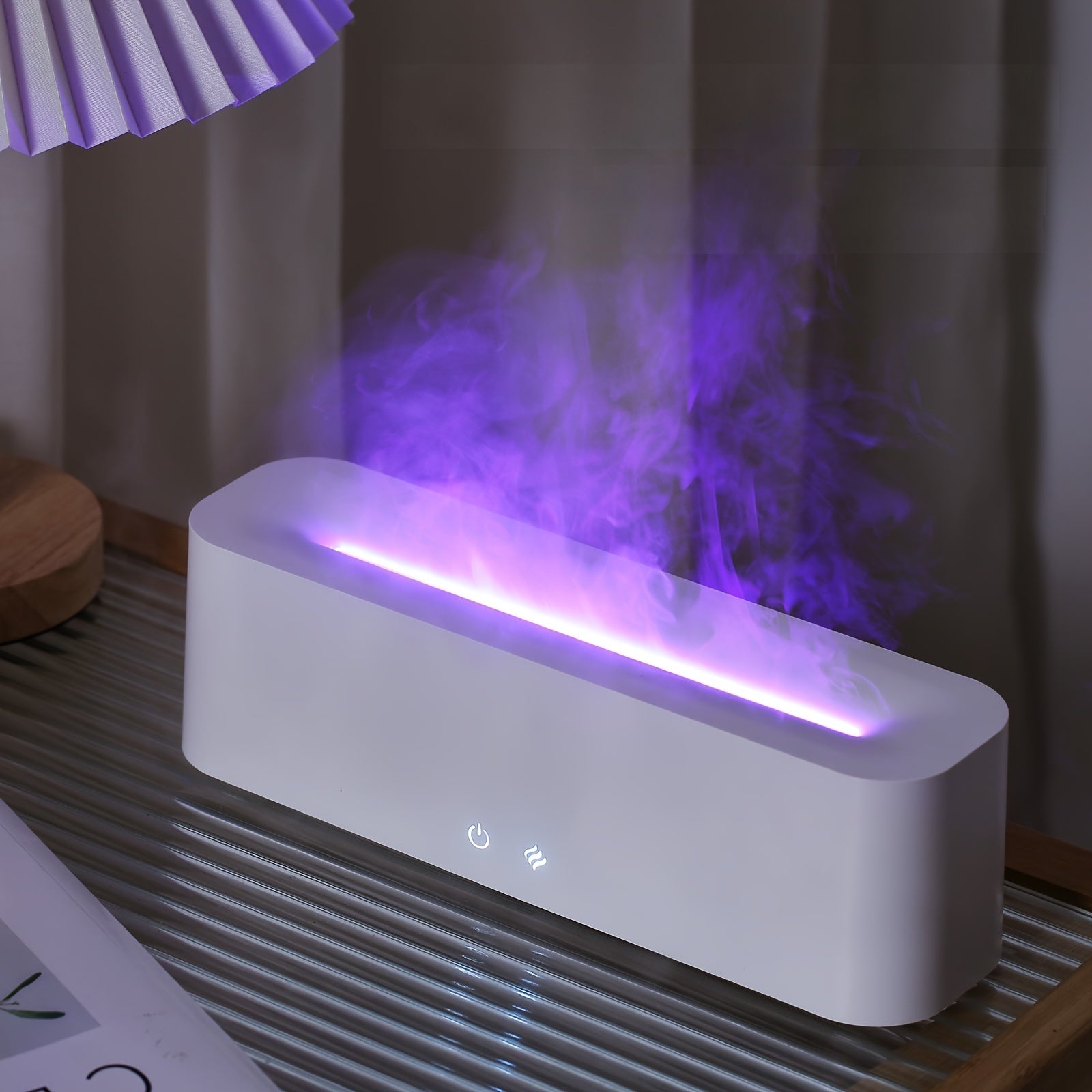 Clocteck 400ml (13.5 fl oz) Aromatherapy Essential Oil Diffuser & Humidifier, Color LED Light, Timer, Auto Shut-Off for Bedroom Office Living Room