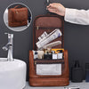 6-Tier Dual Compartment Toiletry & Makeup Organizer Bag with Hook — Large Capacity Travel Cosmetic Case, Black, Unisex