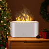 7-Color Simulated Flame Humidifier & Aromatherapy Diffuser — USB Dimmable Lamp for Bedroom & Home Decor, Gift