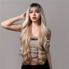Women's 30-Inch Long Curly Wave Wig, Heat-Resistant Synthetic Hair, Rose Net Cap, 150% Density, Natural Style for Daily & Party