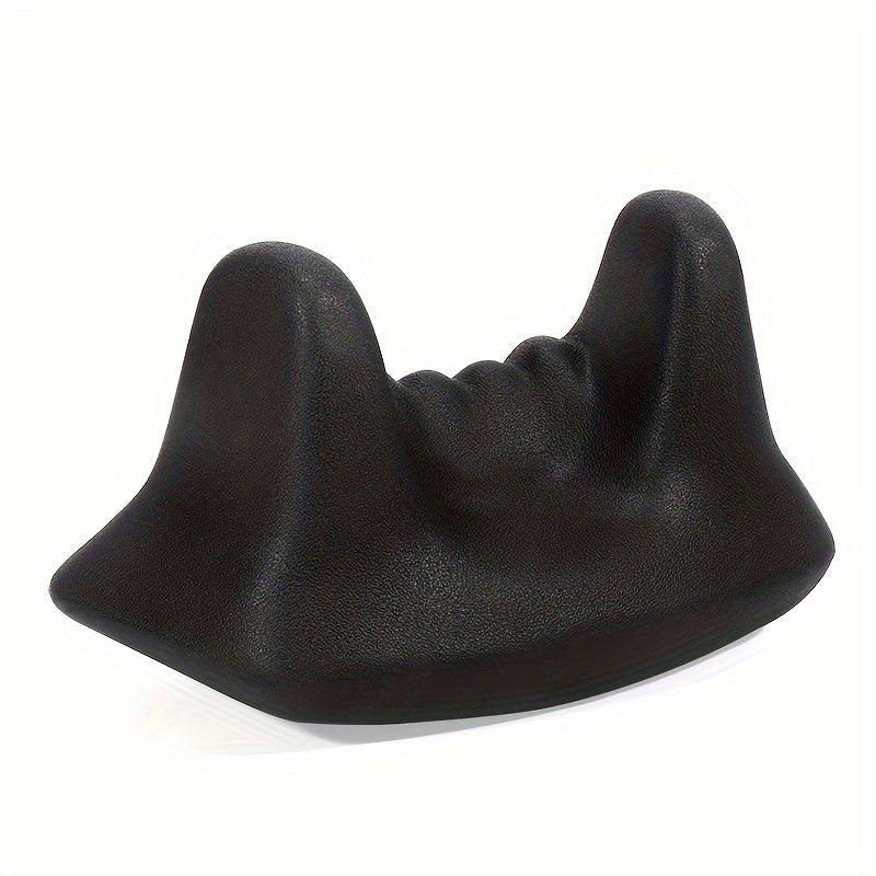 Deep Tissue Psoas Muscle Massager - Ergonomic Black PU Foam Roller with Handle for Hip Back & Thigh | Portable Non-Electric Massage Tool