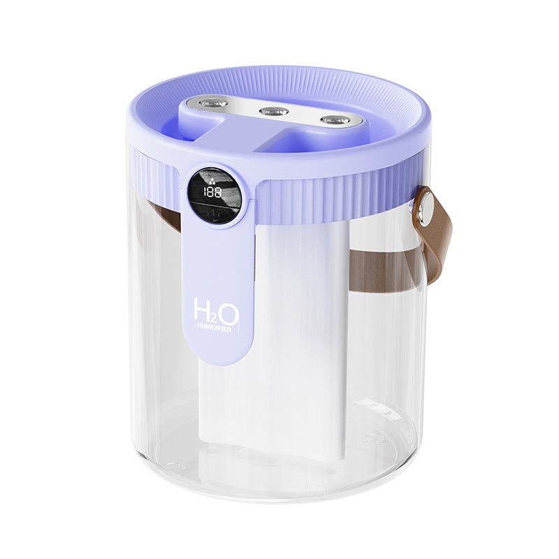 Mini USB Humidifier & Aromatherapy Diffuser — Quiet Portable Mist Sprayer, USB-Powered, Push Button, Compact for Home Bedroom Car