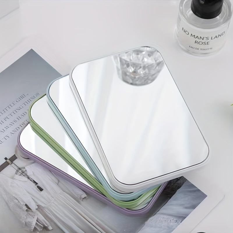 Portable Folding Desktop Makeup Mirror - Princess-Style Compact Vanity for Travel & Dorms, Perfect Women's Gift