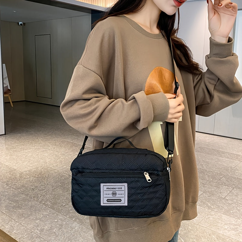 4-in-1 Travel Tote Bag Set – Large Capacity Travel & Gym Tote with Chest Bag, Makeup Pouch & Waist Pack – White, Black, Pink