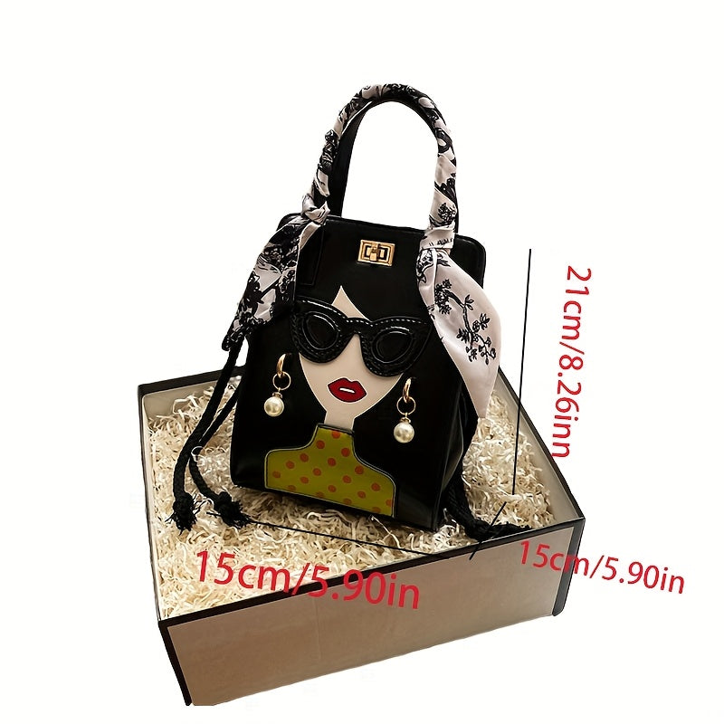 Trendy Sister-Style PU Bucket Bag – Large Capacity Fashion Handbag with Adjustable Strap & Buckle Closure (6 Colors)