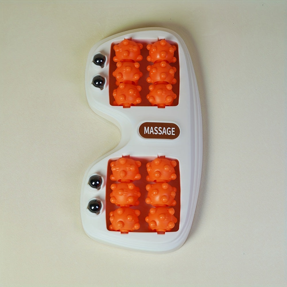 ZMDN Foot Roller Massager with Large Acupressure Balls — Ergonomic Plastic Foot Spa for Reflexology & Lower Leg Massage