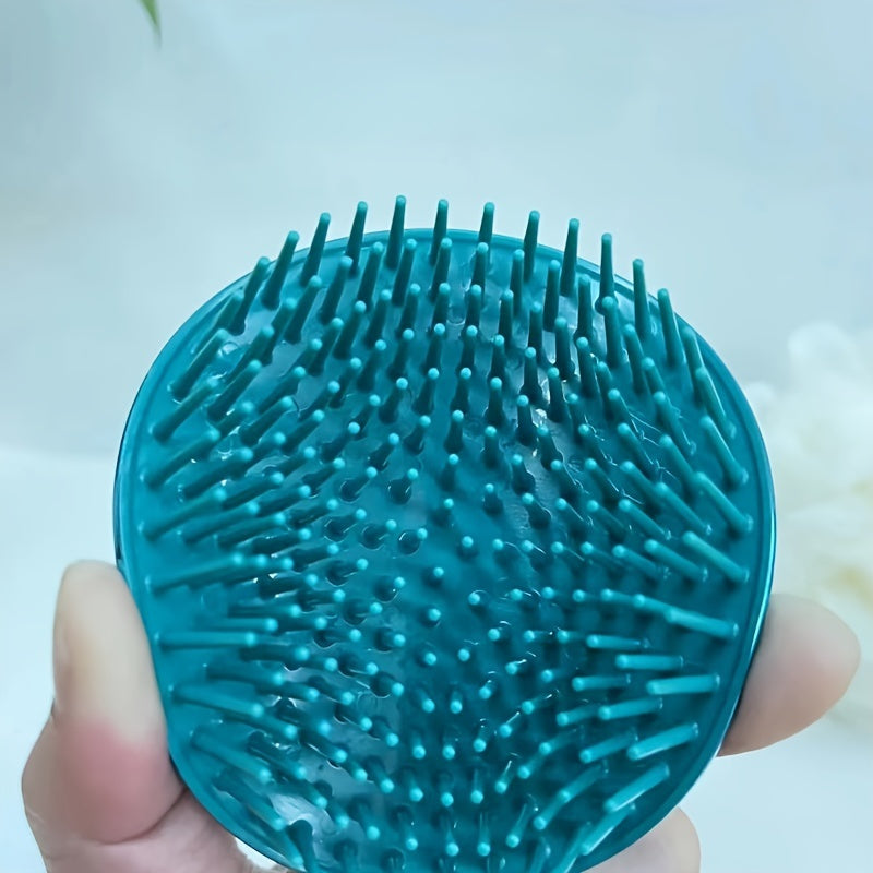 LATTBY 2-Pack Scalp Massager & Shampoo Brush – Dual-Head Soft Rubber Bristles, Ergonomic ABS Handle for Deep Cleansing & Hair Growth (No Electricity)