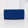 Mini Glitter Pleated Square Clutch with Chain – Evening Bag for Prom, Wedding & Holiday Parties