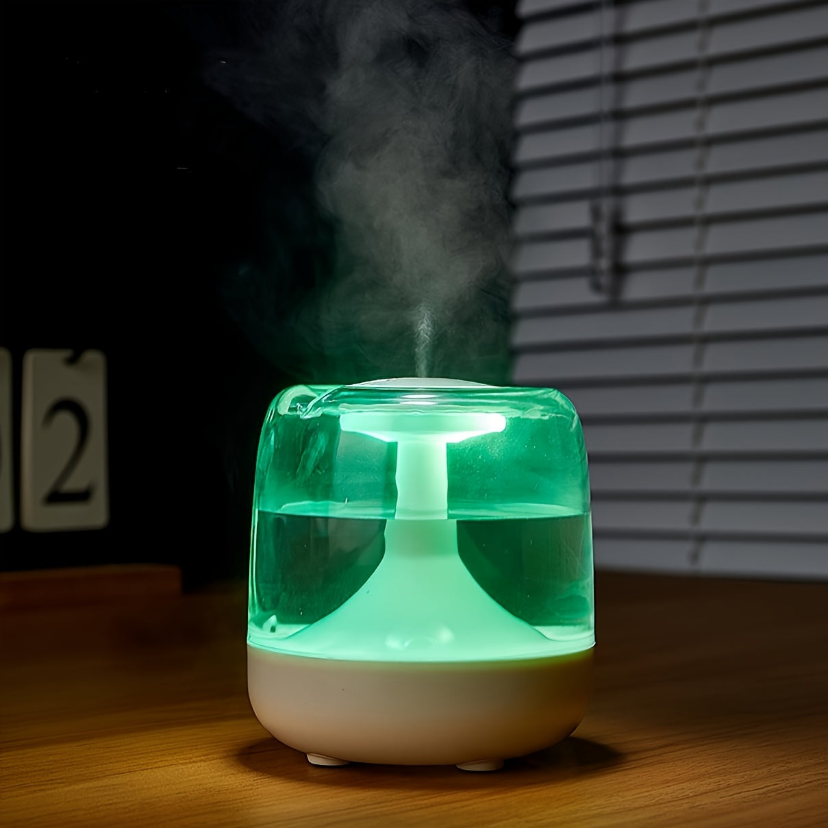 USB Cool Mist Humidifier & Essential Oil Diffuser with Night Light, 21.98 oz (650 ml) Tank, 7-Color LED, Quiet 12H Operation, Continuous/Intermittent Mist for Bedroom & Home