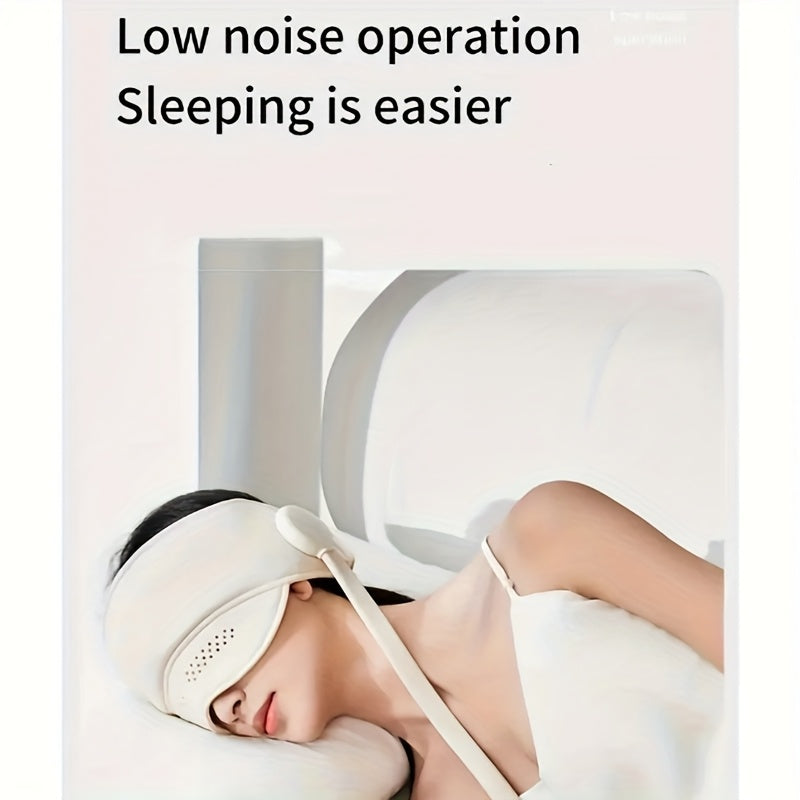 Portable Electric Head & Scalp Massager with 6-Zone Airbag Compression, Heating and Kneading — Rechargeable Head and Eye Massager