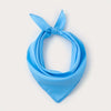 Elegant Women's Solid Square Scarf - Soft Polyester Neck Wrap, Shawl & Headscarf for Casual & Formal Wear