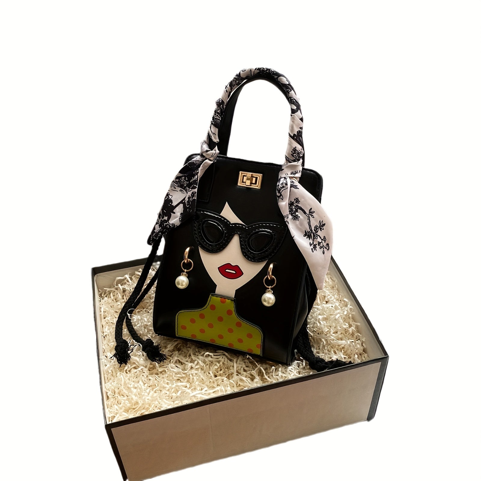 Trendy Sister-Style PU Bucket Bag – Large Capacity Fashion Handbag with Adjustable Strap & Buckle Closure (6 Colors)