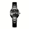 ORUSS Women's Mechanical Watch - Gold Dial with Date, Stainless Steel Bracelet - Elegant Luxury Timepiece