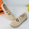 Women's Spring Retro Slip-On Mesh Loafers, Breathable Mom Shoes with Soft Anti-Slip Sole