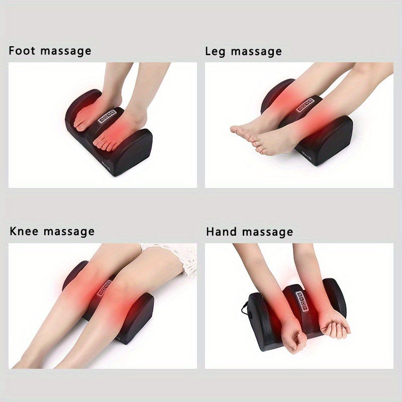 Nuvrek Foot Massager with Heat – Deep-Kneading Foot Spa for Circulation & Relaxation, Plug-In Gift