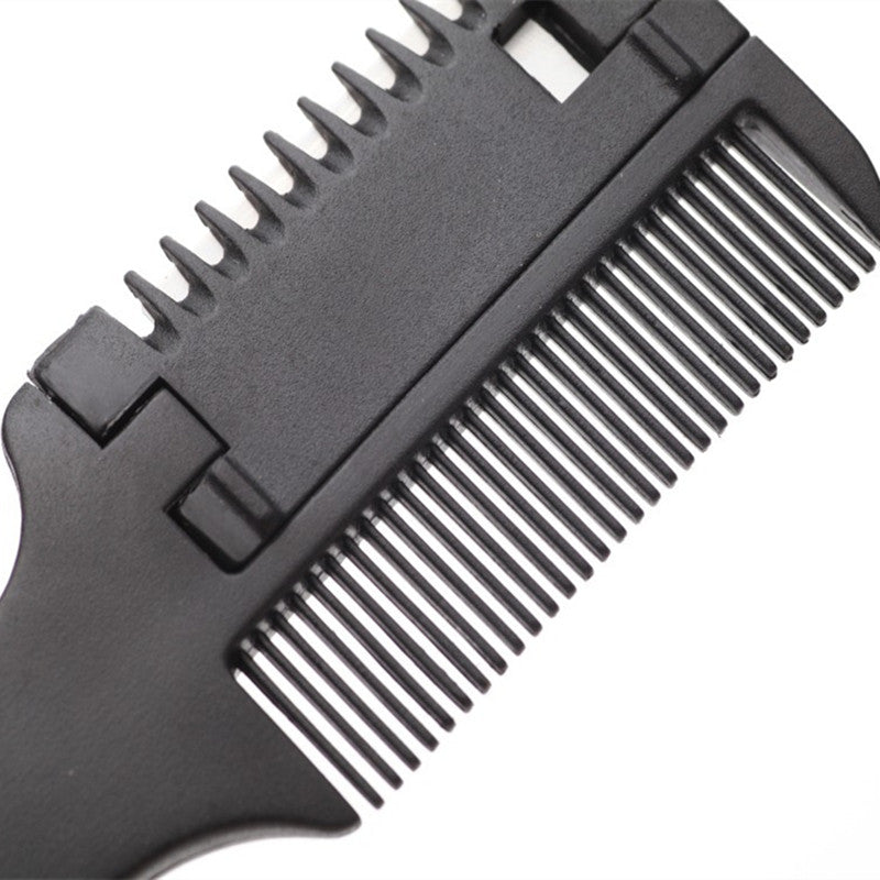Salon-Grade Hair Thinning Comb with Razor Blade for Trimming & Styling