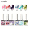 6-Pack 15ml Blooming Gel Nail Art Set – Multicolor Blooming Effects for Floral & Mountain Designs