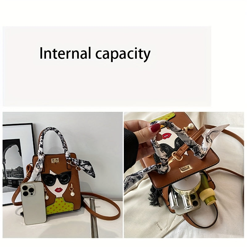 Trendy Sister-Style PU Bucket Bag – Large Capacity Fashion Handbag with Adjustable Strap & Buckle Closure (6 Colors)