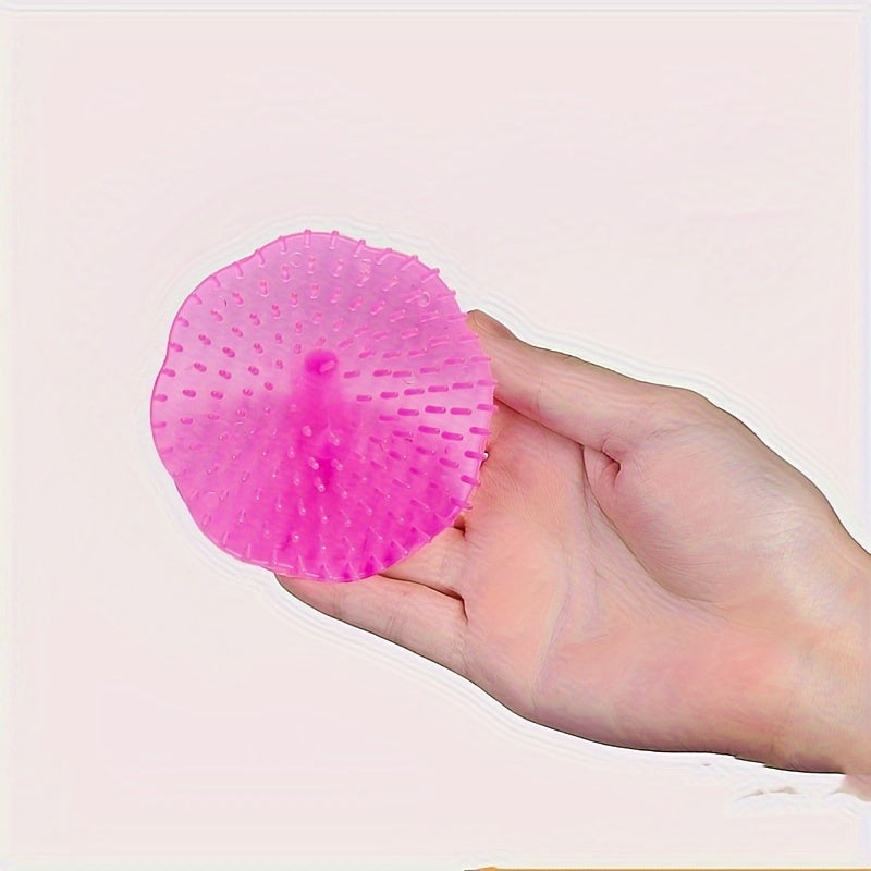 Scalp Massage Shampoo Brush – Plastic Bristle Scalp Scrubber & Hair Cleaning Brush for Men and Women