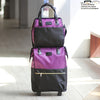 2-Piece Lightweight Travel Bag Set with Telescoping Handle - Large Capacity Luggage & Carry-On for Short Trips