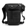 Lightweight Canvas Drop Leg Bag - Adjustable Tactical Waist & Thigh Pack, Multi-Pocket for Hiking, Cycling & Motorcycle - Men & Women