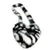Women's Heart-Shaped Faux Fur Crossbody Bag – Realistic Fox Fur Texture, Detachable Strap & Zipper Closure, Luxury Party & Travel Purse (White/Black/Brown/Blue/Golden/Tan)