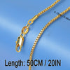 18K Gold-Plated Copper Neck Chain for DIY Pendant Necklaces & Handmade Accessories