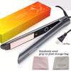 2-in-1 Ionic Hair Straightener & Curler, Ceramic Titanium Flat Iron, Fast-Heat Dual Voltage Travel Styling Tool with Auto Shut-Off
