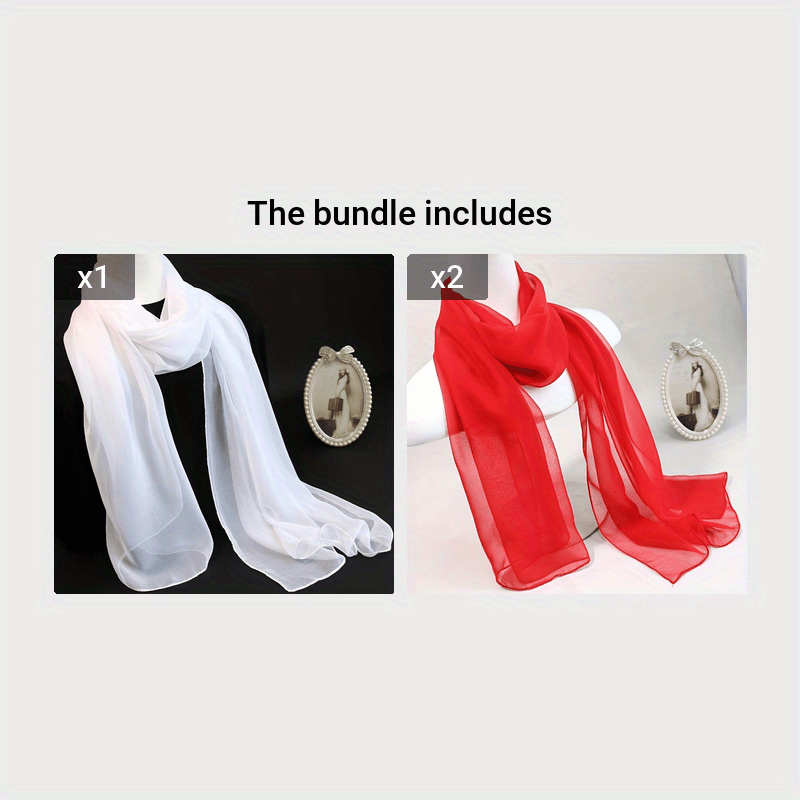 Lightweight Chiffon Scarf for Women, Sheer Black & Gray Gradient Shawl, Breathable Sun-Protective Beach Cover-Up, Jacquard Texture