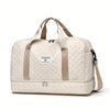 Women's Large Capacity Travel and Gym Bag with Separate Shoe Compartment Lightweight Maternity Weekender