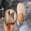 Oversized Wide-Fit Women’s Slip-On Shoes, Plus-Size Comfortable Casual Round Toe, All-Season Indoor & Outdoor