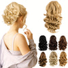 SLEEKCUTE Curly Wavy Clip-In Ponytail Extensions – High-Heat Synthetic Hair for Instant Volume & Natural Bounce