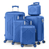 Hard Shell Luggage – 1pc or 5pc Set, 12" (30 cm), 16" (41 cm), 20" (51 cm), 24" (61 cm), 28" (71 cm) Spinner Suitcases with TSA Lock, Corner Protectors & 360° Wheels