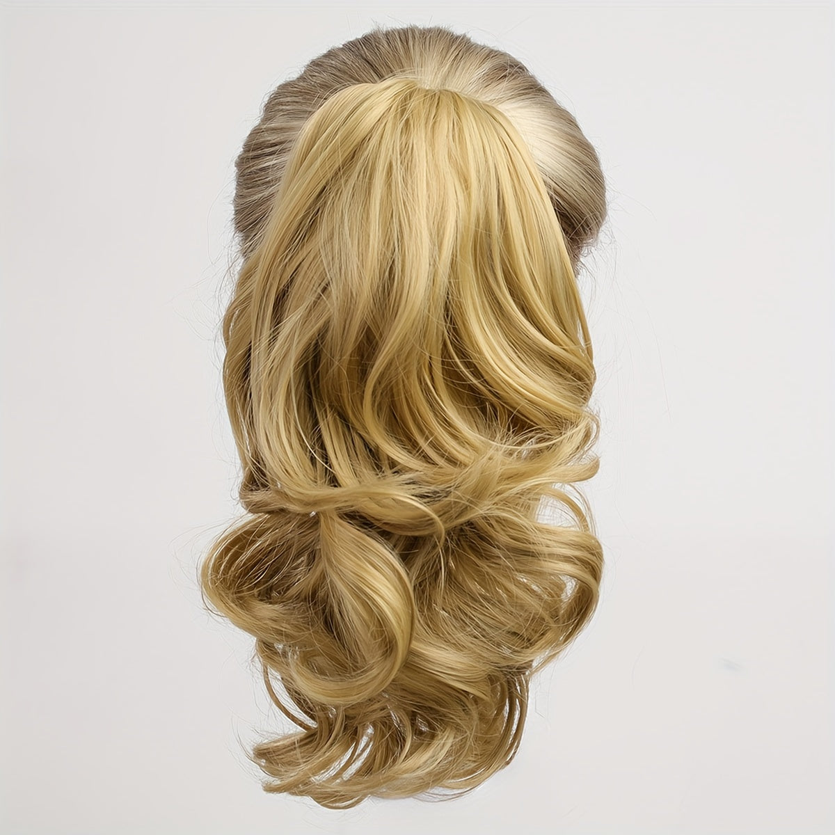 12-Inch (30 cm) Voluminous Loose Wave Synthetic Ponytail Wig – Heat-Resistant Claw Clip, Blonde & Multi-Color Options