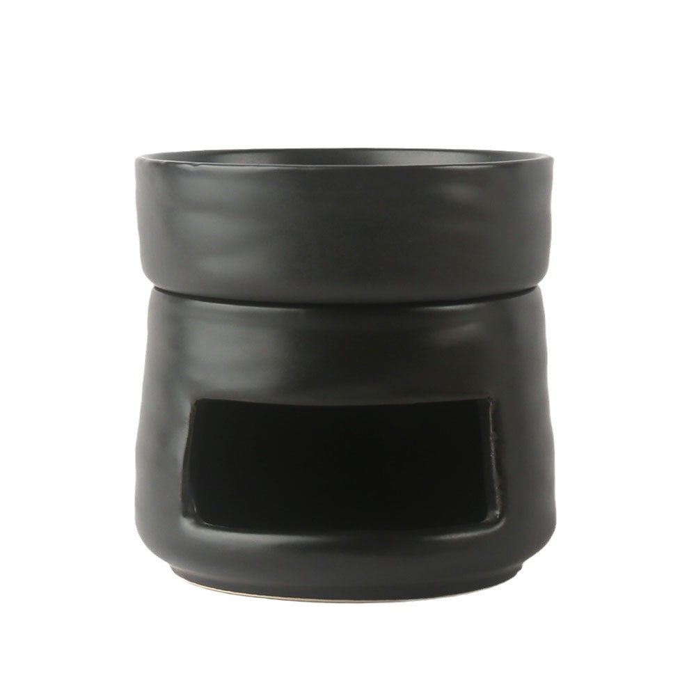 Modern Ceramic Aromatherapy Oil Burner & Diffuser – 100ml Smoke-Free Essential Oil Warmer, 3.94 in (10 cm) European Style