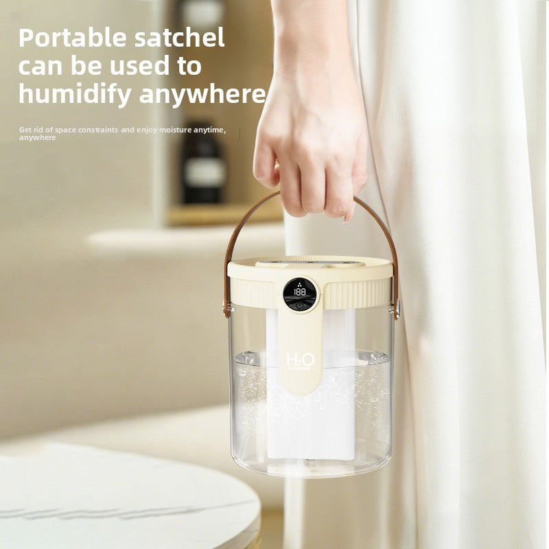 Mini USB Humidifier & Aromatherapy Diffuser — Quiet Portable Mist Sprayer, USB-Powered, Push Button, Compact for Home Bedroom Car