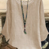 Plus Size Oversized 3/4 Sleeve Smock T-Shirt Dress - Round Neck Loose Fit Casual & Dressy