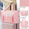 Expandable Travel Luggage Bag – Foldable Oxford Fabric Suitcase Organizer for Weekend Trips, Gym & Shopping (Pastel Colors)