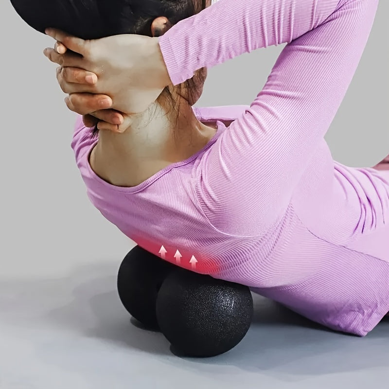 2-Pack EPP Massage Balls for Yoga and Fitness - Textured Trigger Point Muscle Massagers for Back, Feet and Deep Tissue Relief