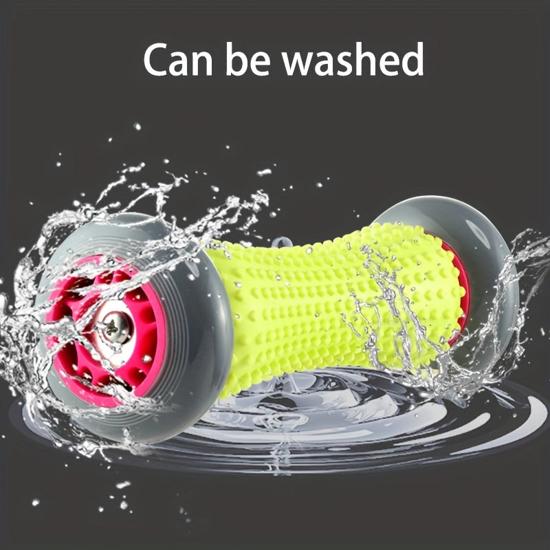 Ergonomic Foot Roller Massager with 10 Nodes — 360° Deep Tissue Relief for Plantar, Achilles & Reflex Zones | Portable Foot & Hand Massager for Home, Office, Travel