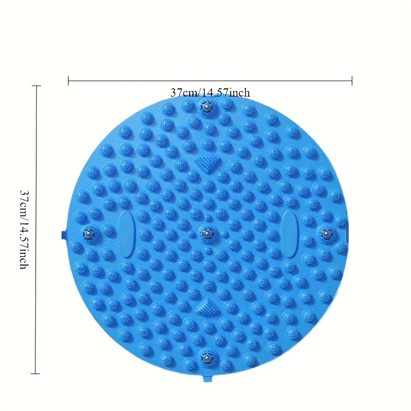 Biomagnetic Foot Massage Mat with 5 Large Magnets - Round Acupressure Acupoint Mat for Adults