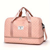 Women's Large Capacity Travel and Gym Bag with Separate Shoe Compartment Lightweight Maternity Weekender