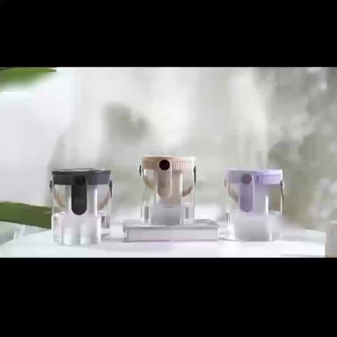 Mini USB Humidifier & Aromatherapy Diffuser — Quiet Portable Mist Sprayer, USB-Powered, Push Button, Compact for Home Bedroom Car