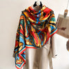 Elegant Landscape Print Scarf Shawl 35.4 in × 70.9 in (90 × 180 cm) Windproof Versatile Wrap for Women Hijab