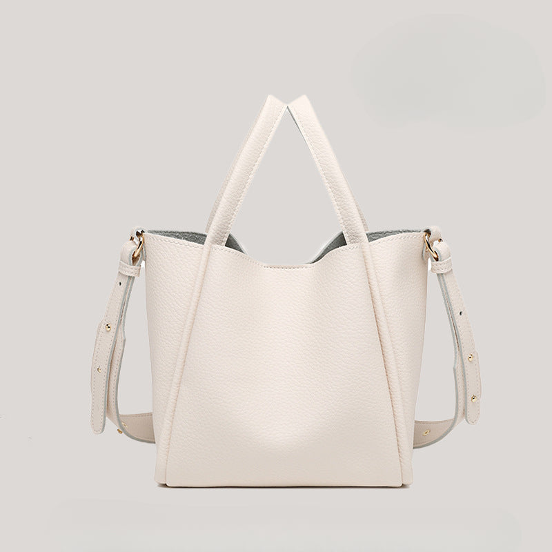 Women's Large Retro Bucket Handbag - Structured Round-Top Tote with Gold Hardware, Mustard Yellow/Black Crossbody Shoulder Bag for Travel & Everyday