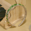 LNCHRAN Sparkling Pink & Purple Gem Headband - Elegant Comfortable Hairband for Everyday & Parties