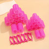 36-Piece Self-Grip Heat-Free Hair Roller Kit, 24 Rollers & 12 Clips, Salon-Quality DIY Curls