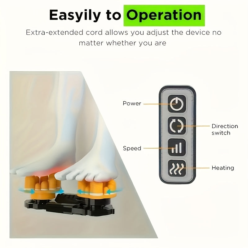 Electric Foot Massager with Compression | Home Spa Foot Therapy — Easy-Clean Stylish Design