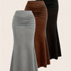 Women's 3-Piece A-Line Skirt Knit Set - Autumn Winter Co-Ord Outfit